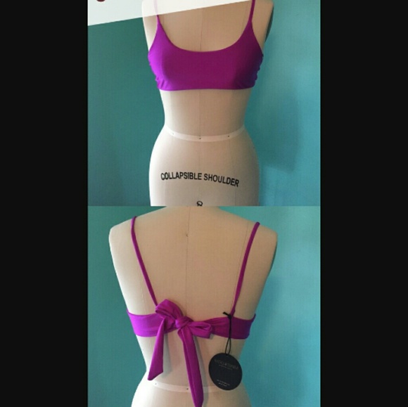 Mochi Swim Bikini purple/Blue TOP Small Size - Picture 2 of 8